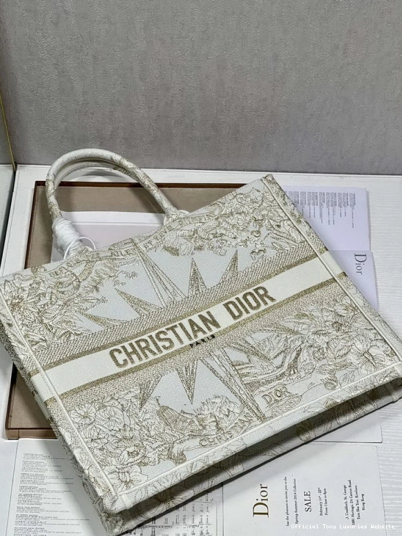 Tony Luxuries diro Book Tote-42*35*18.5cm Large 0807